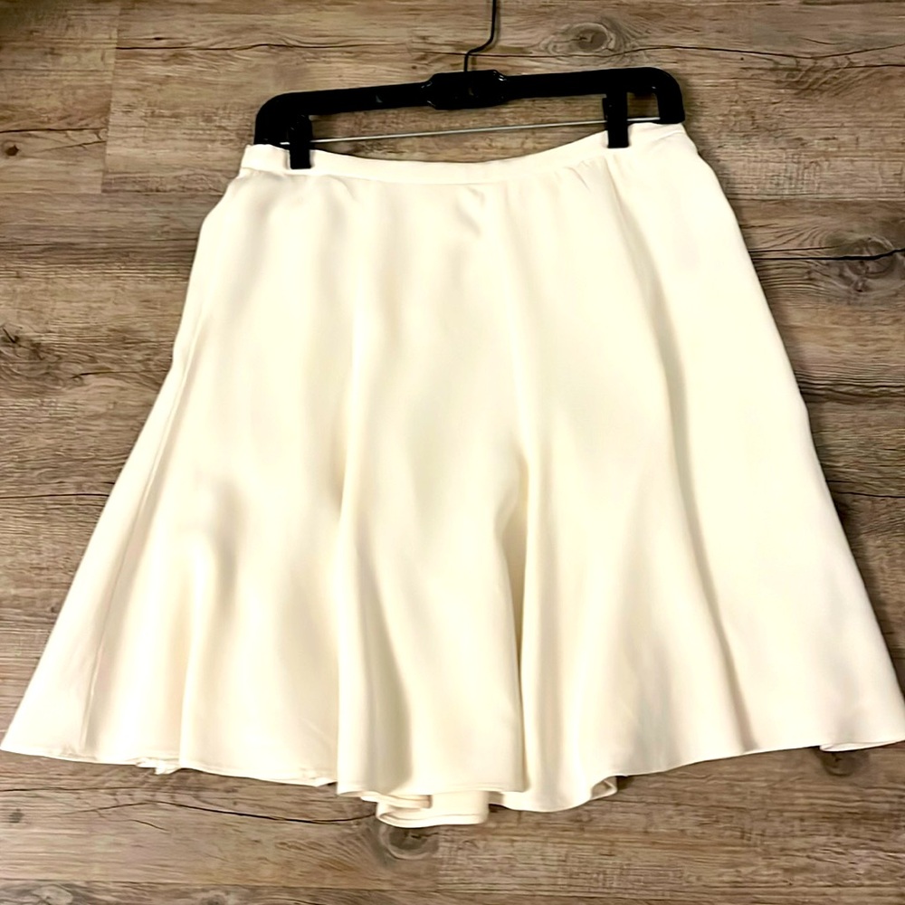 Karen Millen flare fully lined white midi skirt, sz.8